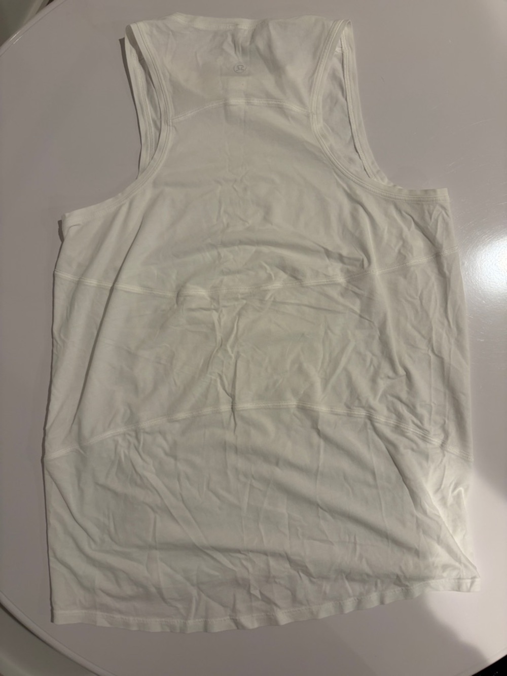 Lululemon White Racerback Tank Top - Picture 4 of 6